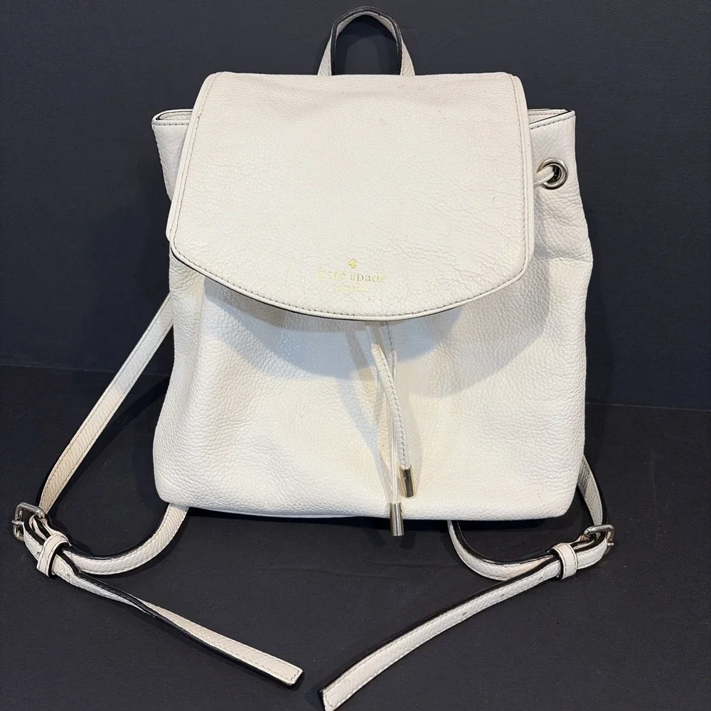 Kate Spade Cream Backpack Purse